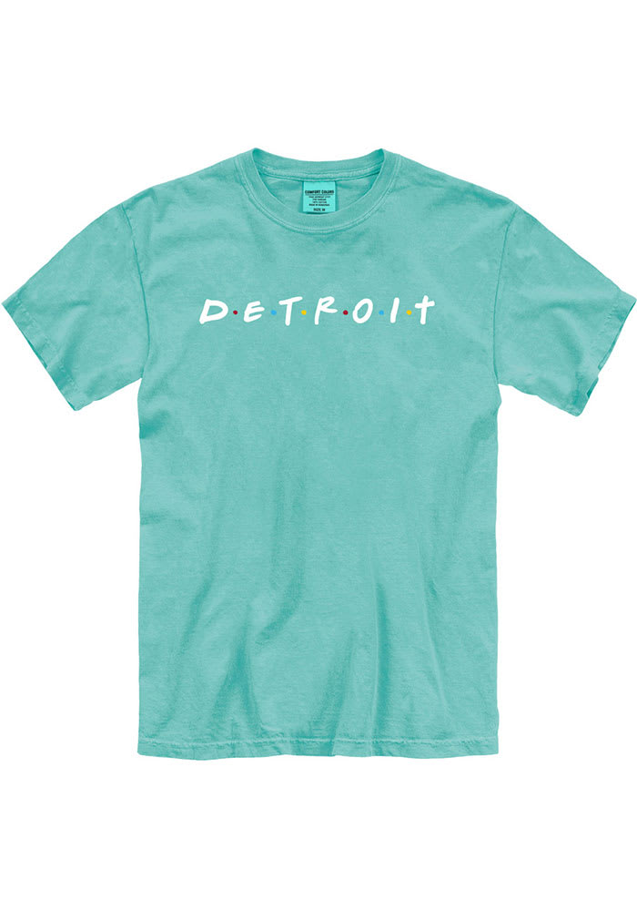 Detroit Green Dots Wordmark Short Sleeve Fashion T Shirt