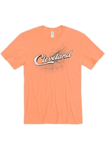 Cleveland Orange Map Short Sleeve Fashion T Shirt
