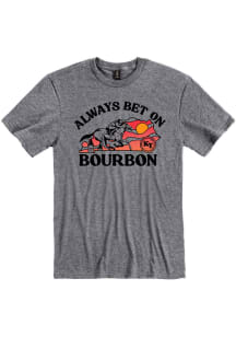 Kentucky Grey Bet on Bourbon Short Sleeve Fashion T Shirt