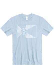 Wichita Light Blue Flag Short Sleeve Fashion T Shirt