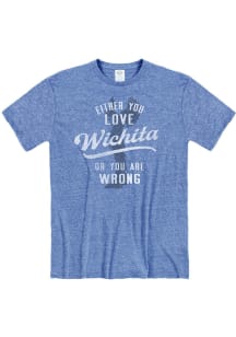 Wichita Blue Either You Love Short Sleeve Fashion T Shirt