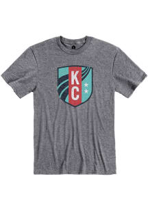 Rally KC Current Grey Primary Short Sleeve Fashion T Shirt