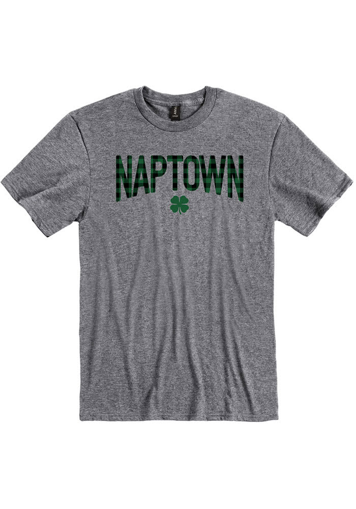 Indianapolis Graphite Naptown Shamrock Short Sleeve T-Shirt