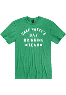 Aggieville Heather Green Fake Patty's Day Short Sleeve T-Shirt