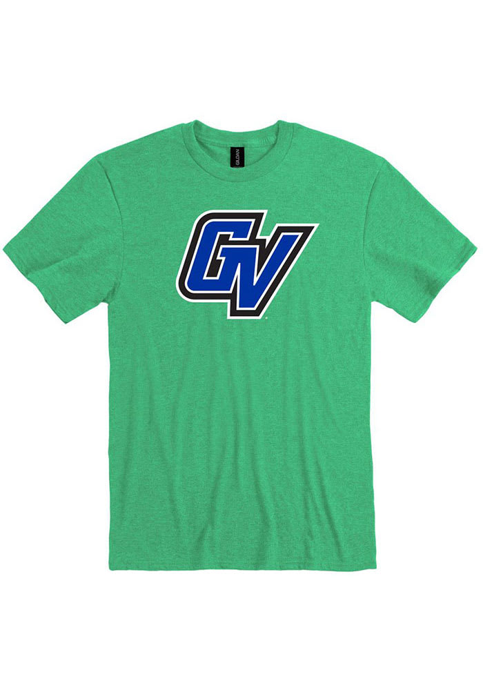 Grand Valley State Lakers Green St Patricks Short Sleeve Fashion T Shirt
