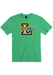 La Salle Explorers Green St Patricks Short Sleeve Fashion T Shirt