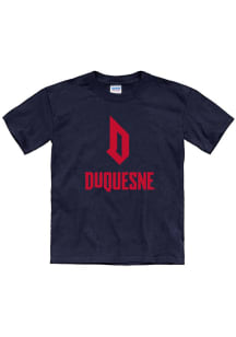Duquesne Dukes Youth Navy Blue Tryout Rally Short Sleeve T-Shirt