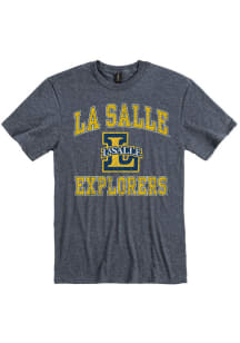 La Salle Explorers Navy Blue No1 Design Short Sleeve T Shirt