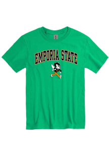 Emporia State Hornets Kelly Green Arch Practice Short Sleeve T Shirt