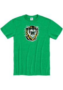 Fort Hays State Tigers Kelly Green Primary Team Logo Short Sleeve T Shirt
