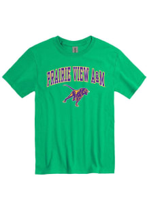 Prairie View A&amp;M Panthers Kelly Green Arch Practice Short Sleeve T Shirt