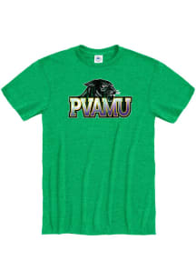 Prairie View A&amp;M Panthers Kelly Green Primary Team Logo Short Sleeve T Shirt