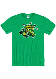 Wichita State Shockers Kelly Green Primary Team Logo Short Sleeve T Shirt