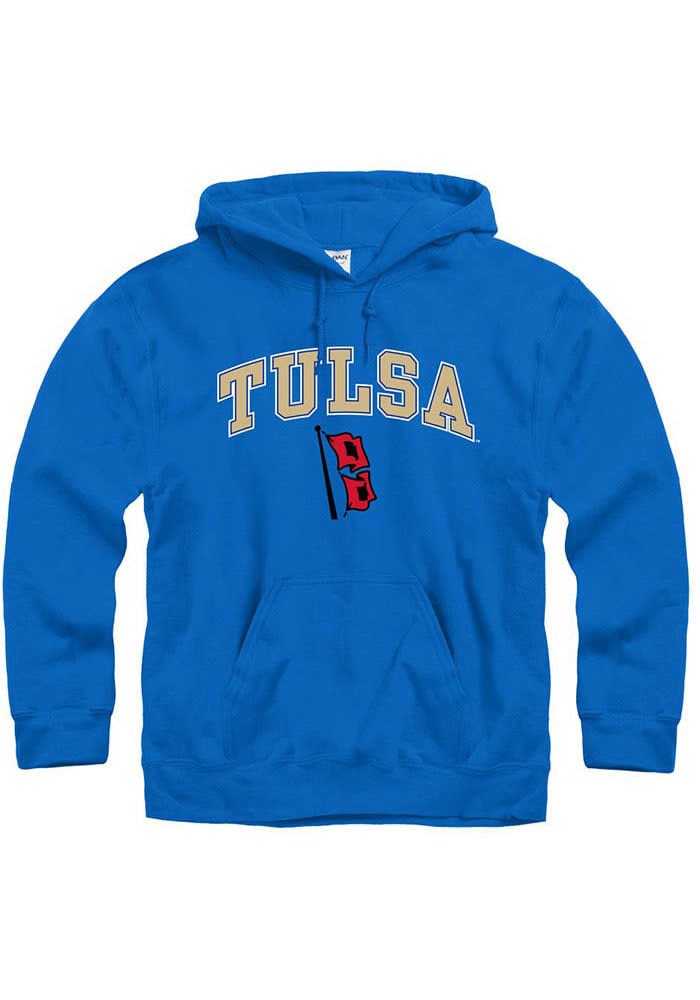 Tulsa Golden Hurricane Arch Mascot Hoodie - Blue