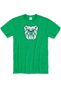 Butler Bulldogs Green Primary Team Logo Short Sleeve T Shirt