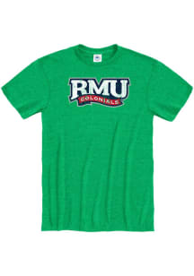 Robert Morris Colonials Green Primary Team Logo Short Sleeve T Shirt