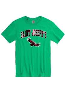 Saint Josephs Hawks Kelly Green Arch Practice Short Sleeve T Shirt