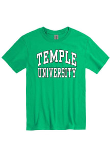 Temple Owls Kelly Green Primary Team Logo Short Sleeve T Shirt