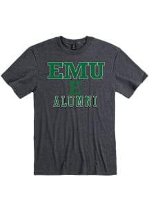 Eastern Michigan Eagles Charcoal Alumni No1 Short Sleeve T Shirt