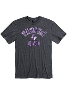 Tarleton State Texans Charcoal Dad Number One Short Sleeve T Shirt