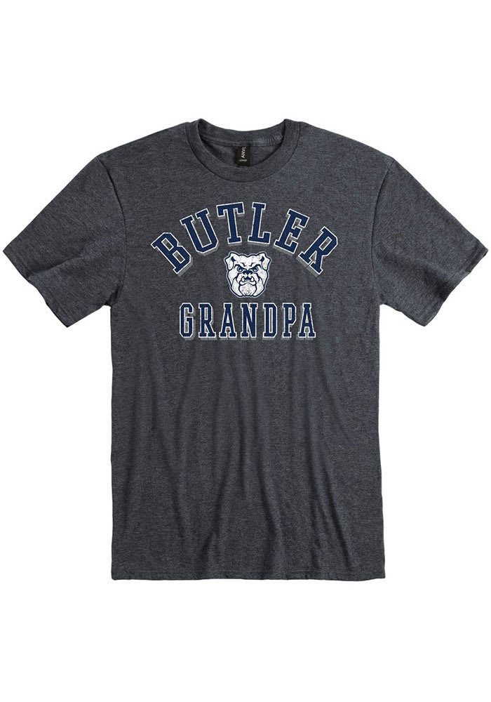 Butler Bulldogs Charcoal Grandpa #1 Short Sleeve Fashion T Shirt
