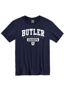 Butler Bulldogs Navy Blue Grandpa Pill Short Sleeve T Shirt