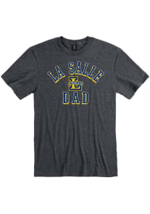 La Salle Explorers Charcoal Dad Number One Short Sleeve T Shirt
