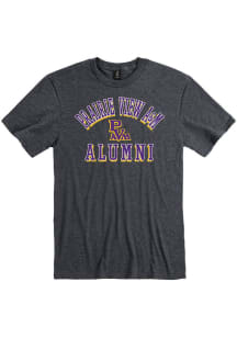 Prairie View A&amp;M Panthers Charcoal Alumni Number One Short Sleeve T Shirt