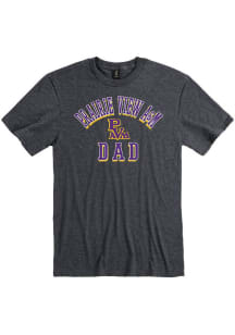 Prairie View A&amp;M Panthers Charcoal Dad Number One Short Sleeve T Shirt