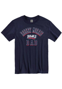 Robert Morris Colonials Navy Blue Dad Number One Short Sleeve T Shirt