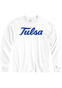 Tulsa Golden Hurricane White Rally Loud Long Sleeve T Shirt