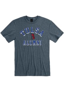 Tulsa Golden Hurricane Alumni Short Sleeve T Shirt - Grey