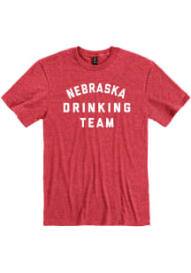 Nebraska Red Drinking Team Short Sleeve Fashion T Shirt