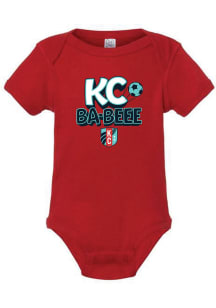 Rally KC Current Baby Red Ba-Beee Short Sleeve One Piece
