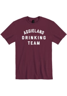 College Station Maroon Drinking Team Short Sleeve T Shirt