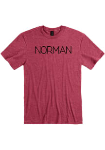 Norman Cardinal Disconnected Short Sleeve Fashion T Shirt