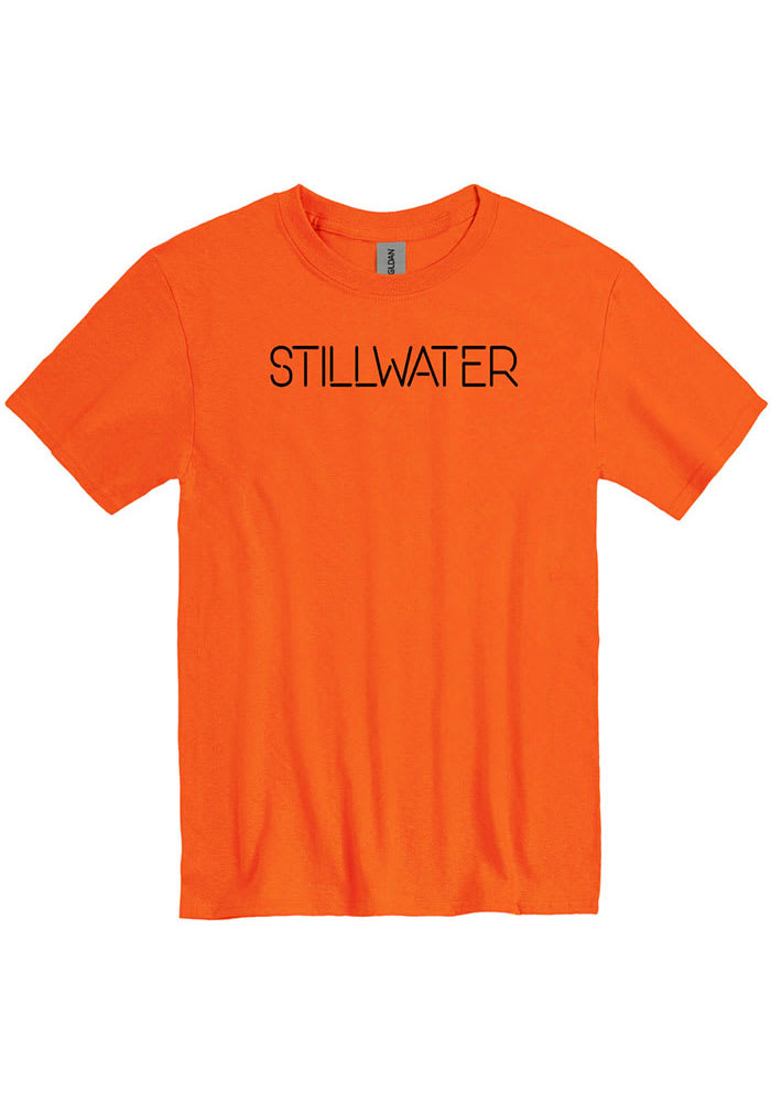 Stillwater Orange Disconnected Short Sleeve T Shirt