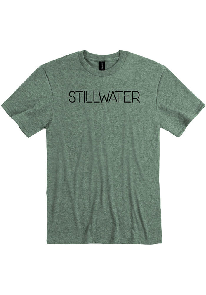 Stillwater Olive Disconnected Short Sleeve Fashion T Shirt