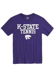 K-State Wildcats Purple Tennis Short Sleeve T Shirt