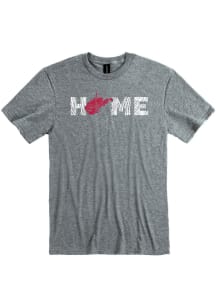 West Virginia Grey Home Short Sleeve Fashion T Shirt