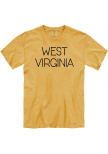 West Virginia Gold Disconnected Short Sleeve T Shirt