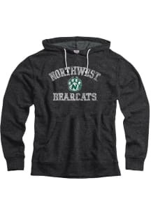 Northwest Missouri State Bearcats Mens Black Snow Heather Fashion Hood