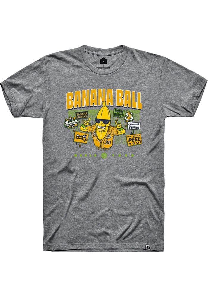 Rally Savannah Bananas GRAPHITE Banana Land Short Sleeve T Shirt