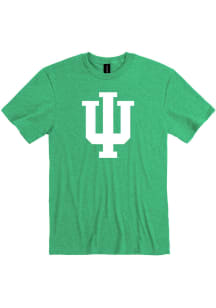 Kelly Green Indiana Hoosiers Big Logo Short Sleeve Fashion T Shirt