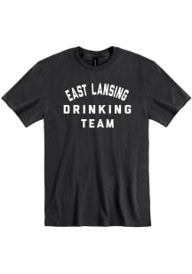 Black Drinking Team Short Sleeve T Shirt