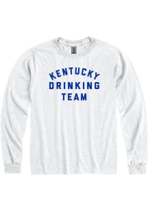 Kentucky Grey Drinking Team Long Sleeve Fashion T Shirt