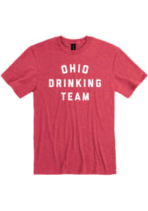 Ohio Red Drinking Team Short Sleeve Fashion T Shirt
