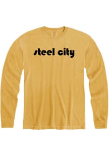 Pittsburgh Gold Steel City Long Sleeve T Shirt