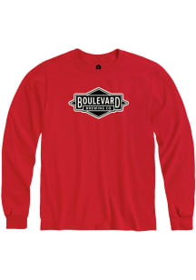 Rally Kansas City Red Boulevard Logo Long Sleeve T Shirt