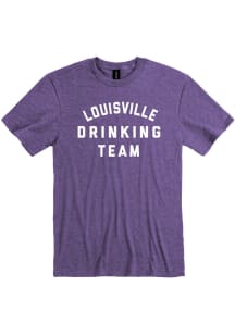 Louisville Purple Drinking Team Short Sleeve Fashion T Shirt